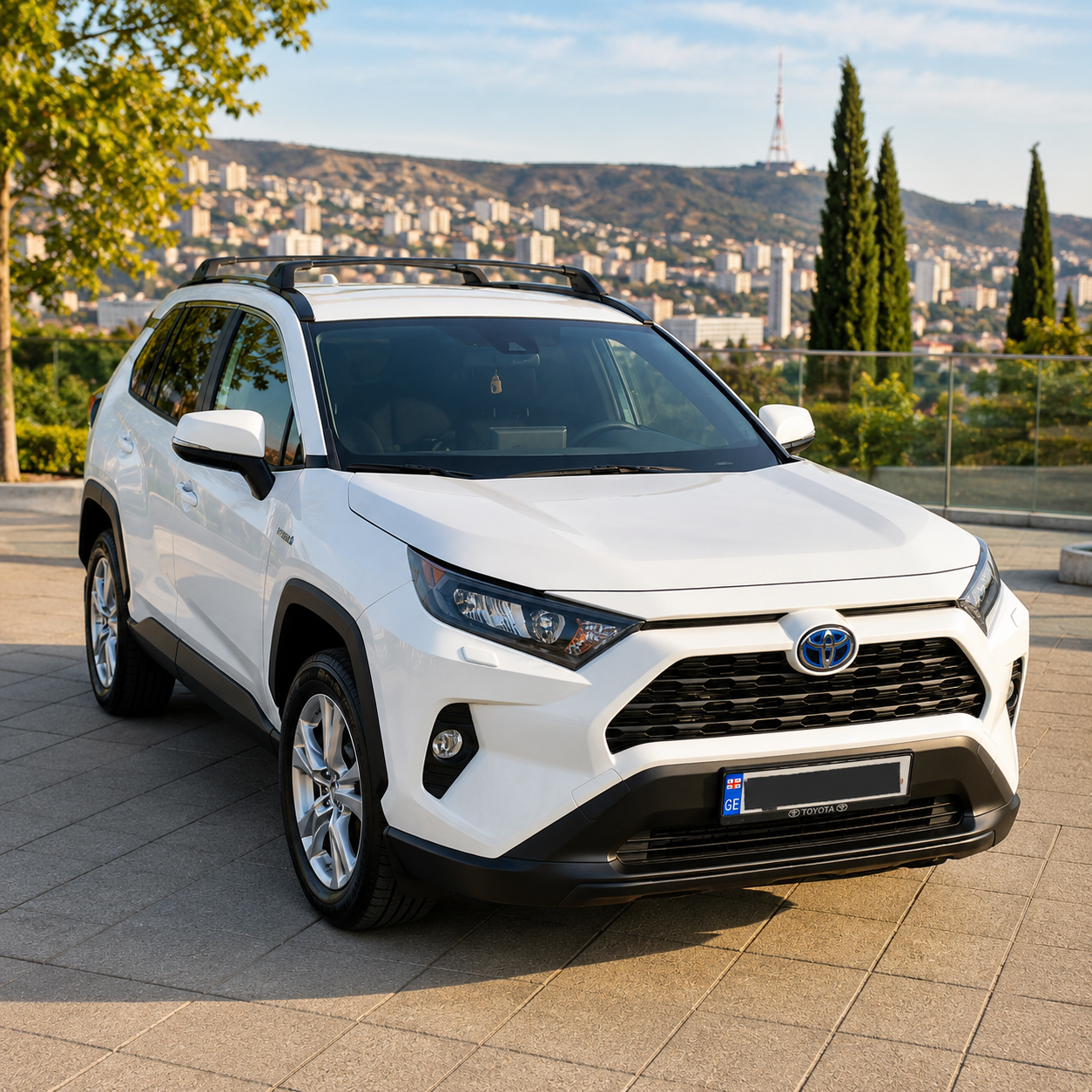 Toyota Rav4 Hybrid rental in Tbilisi Georgia